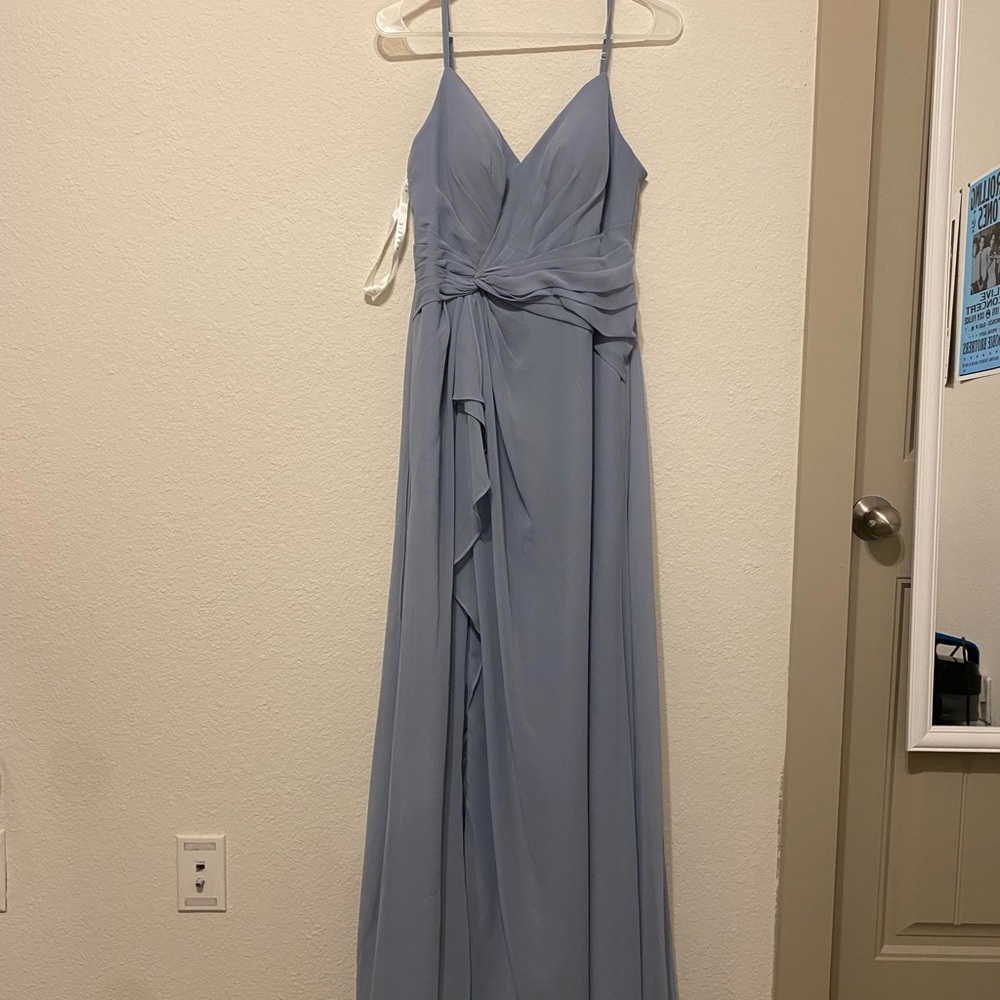 Azazie Emerald Bridesmaid Dress- Dusty Blue